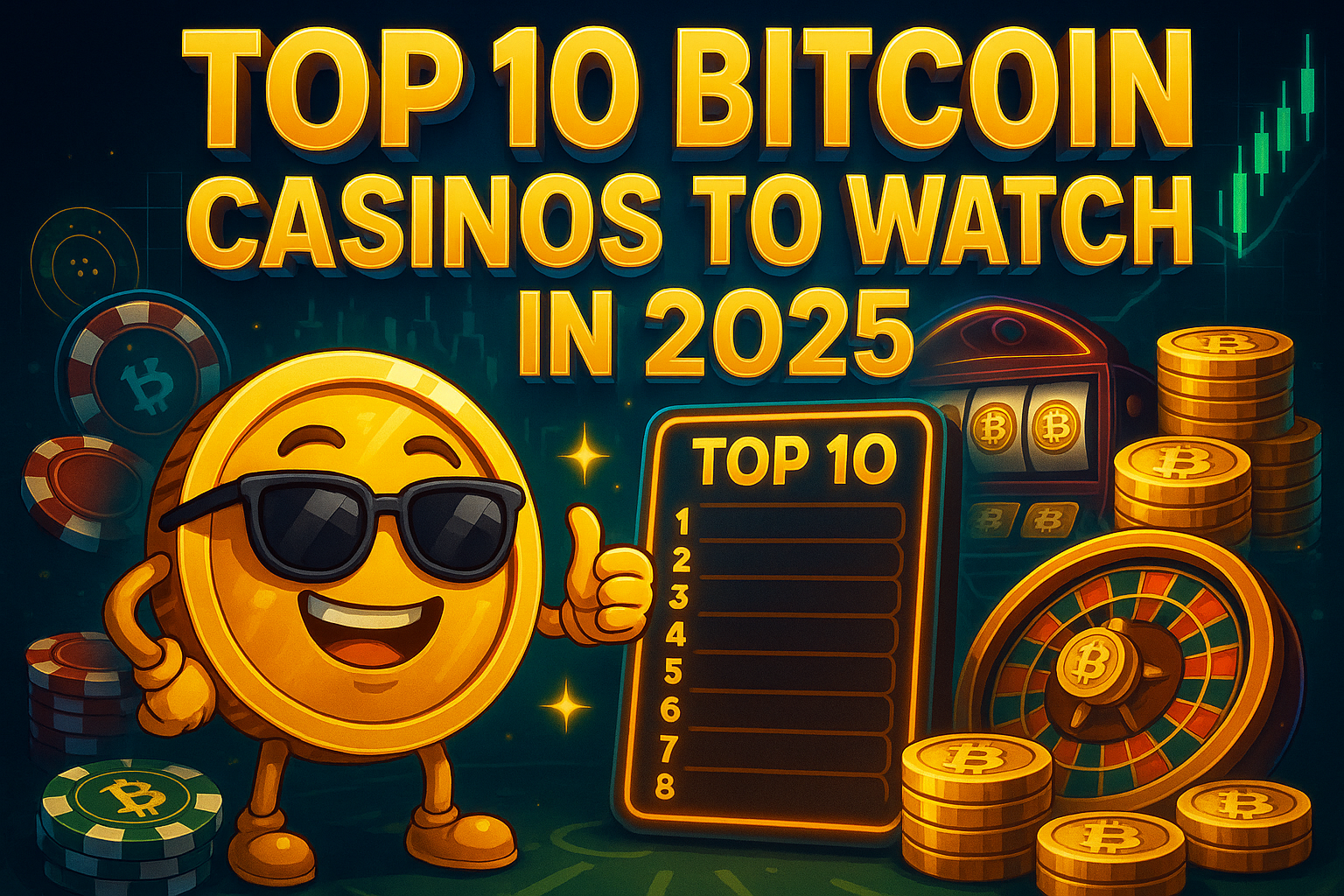 Top 10 Bitcoin Casinos to Watch in 2025 - featured image